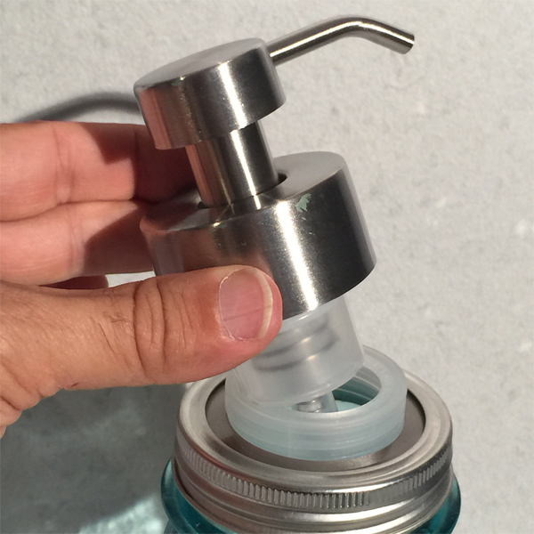 Mason Jar foamer Soap Pump Assembly kit 304 Stainless