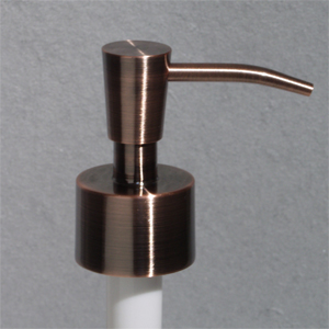 soap pump tops- Inverted Cone Copper finish