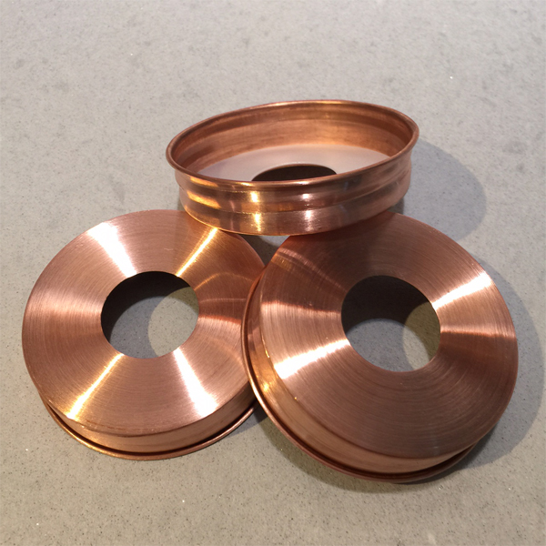 True Copper Mason Jar lid -standard size