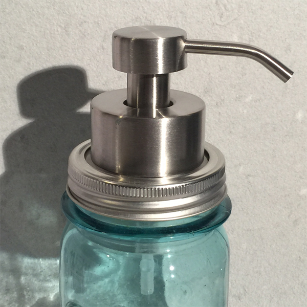Mason Jar foamer Soap Pump Assembly kit 304 Stainless