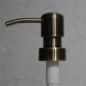 Brass Soap Pump top with rounded head.