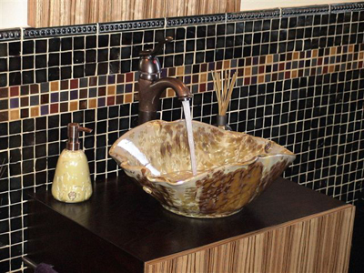 custom sink custom sink made for customers Jill And Chas side view